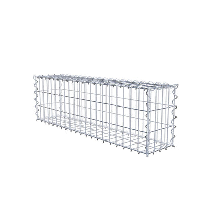 Set van 2 schanskorven 100 cm x 30 cm x 20 cm (L x H x D), maaswijdte 5 x 10 cm, spiraalvormig