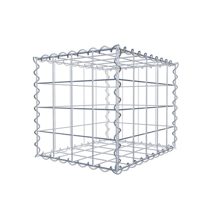Gabião 50 cm x 40 cm x 40 cm (C x A x P), malhagem 10 cm x 10 cm, espiral