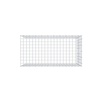 Monteret gabion type 4 100 cm x 60 cm x 50 cm (L x H x D), maskestørrelse 5 cm x 10 cm, C-ring