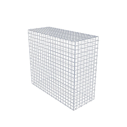 Gabion 100 cm x 90 cm x 40 cm (L x H x D), mesh size 5 x 5 cm, spiral ring
