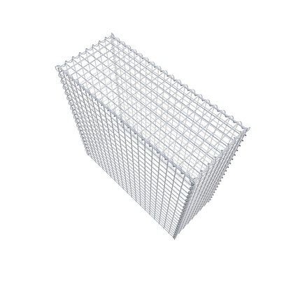 Opvokset gabion type 3 100 cm x 100 cm x 40 cm (L x H x D), maskestørrelse 5 cm x 5 cm, spiral