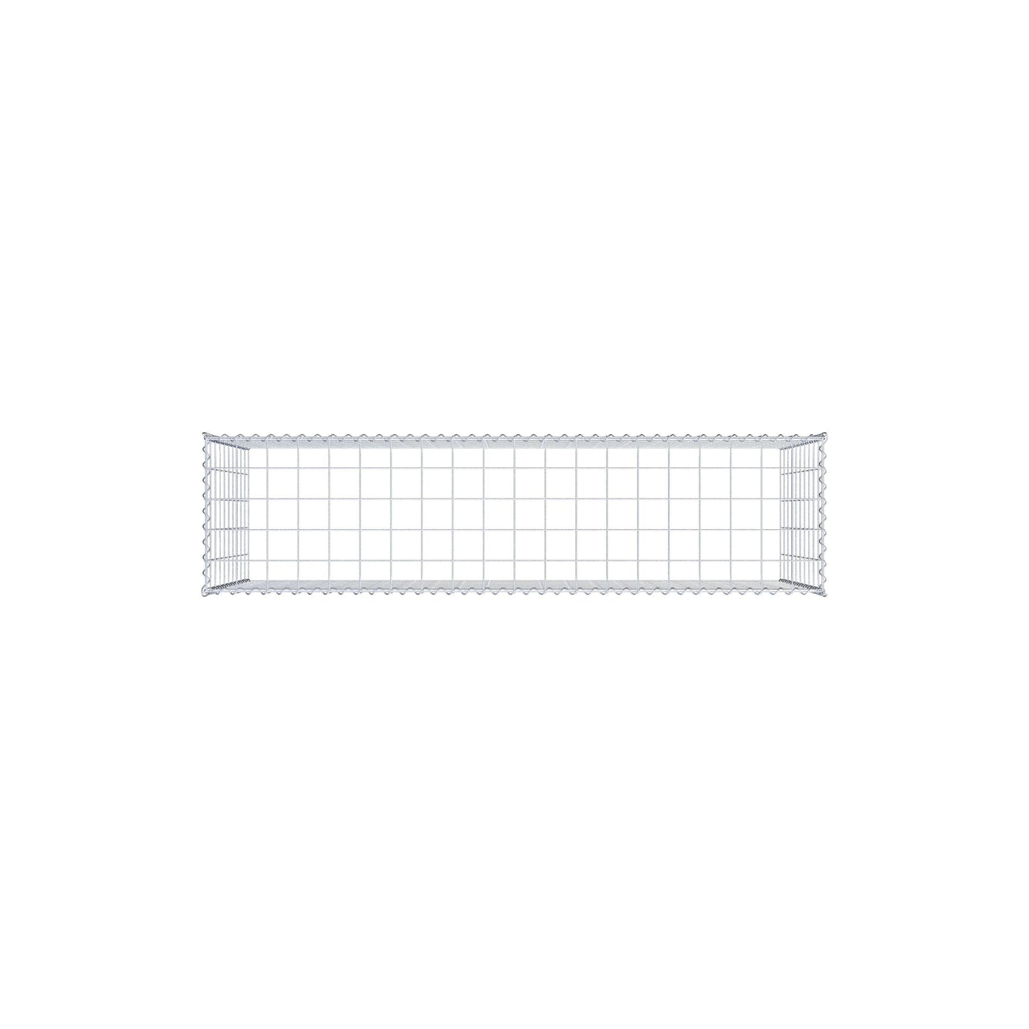 Gabião tipo 3 200 cm x 100 cm x 50 cm (C x A x P), malhagem 10 cm x 10 cm, espiral