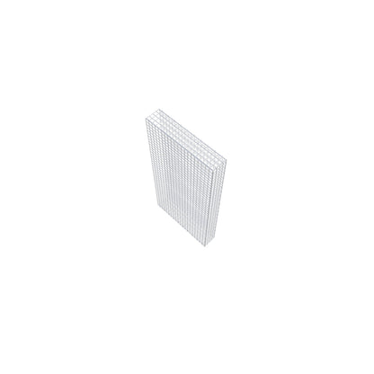 Monteret gabion type 2 200 cm x 100 cm x 20 cm (L x H x D), maskestørrelse 5 cm x 5 cm, C-ring