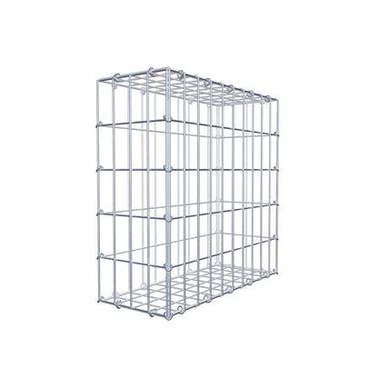 Gabion 50 cm x 50 cm x 20 cm (L x H x P), mailles 5 cm x 10 cm, anneau en C