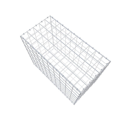 Schanskorf 100 cm x 80 cm x 50 cm (L x H x D), maaswijdte 10 x 10 cm, spiraalring
