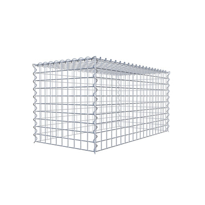 Aangegroeide schanskorf type 3 100 cm x 50 cm x 50 cm (L x H x D), maaswijdte 5 cm x 5 cm, spiraal