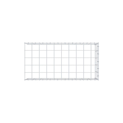 Monteret gabion type 4 100 cm x 30 cm x 50 cm (L x H x D), maskestørrelse 10 cm x 10 cm, C-ring