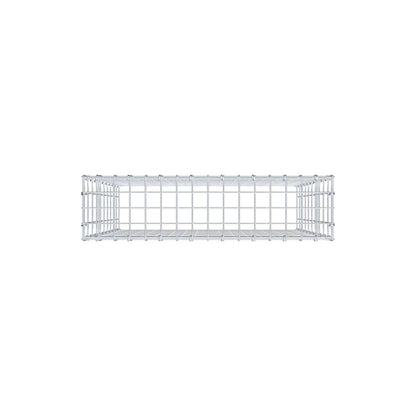 Gabbione aggiuntivo di tipo 3 100 cm x 80 cm x 20 cm (L x H x P), maglia 5 cm x 10 cm, anello a C