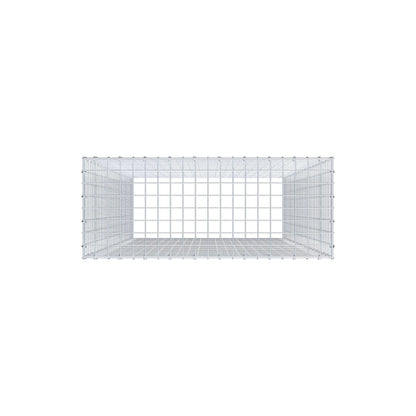 Gabião Tipo 3 200 cm x 100 cm x 40 cm (C x A x P), malhagem 5 cm x 5 cm, anel C