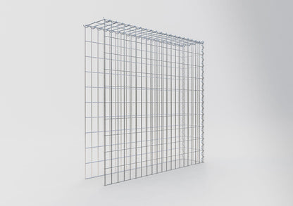 Gabião tipo 4 100 cm x 100 cm x 20 cm (C x A x P), malhagem 5 cm x 10 cm, espiral