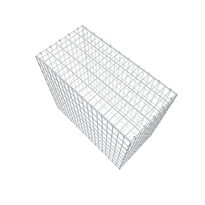 Gabião 100 cm x 90 cm x 50 cm (C x A x P), malhagem 5 x 10 cm, anel espiral