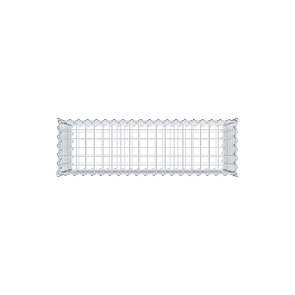 Set di 2 gabbioni 100 cm x 50 cm x 30 cm (L x A x P), maglia 5 x 5 cm, spirale