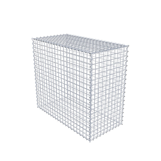 Gabione 100 cm x 90 cm x 50 cm (L x H x T), Maschenweite 5 cm x 5 cm, Spirale