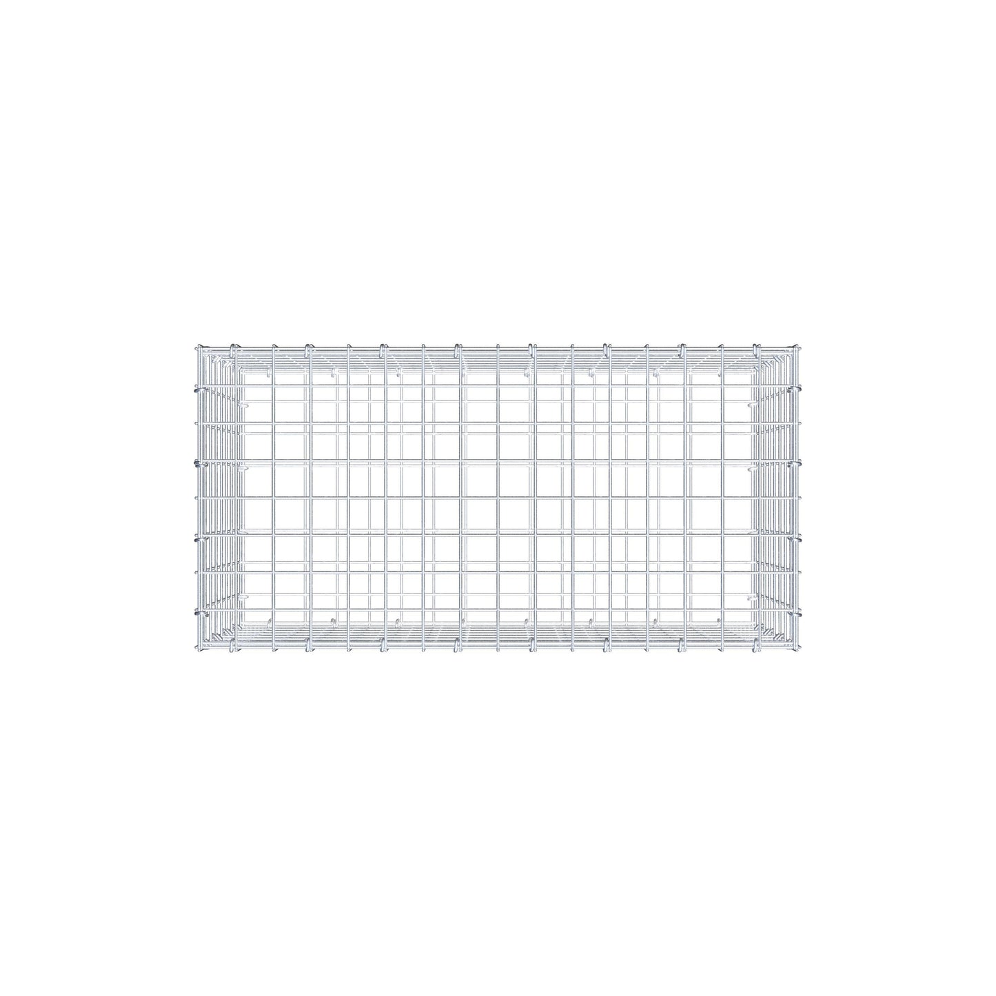 Gabion 80 cm x 40 cm x 40 cm (L x H x D), maskestørrelse 5 cm x 5 cm, C-ring
