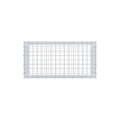 Gabion 80 cm x 40 cm x 40 cm (L x H x D), maskestørrelse 5 cm x 5 cm, C-ring