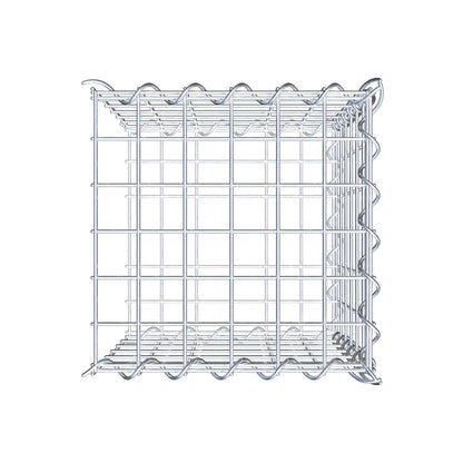 Anbaugabione Typ 2 30 cm x 30 cm x 30 cm (L x H x T), Maschenweite 5 cm x 5 cm, Spirale