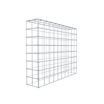 Monteret gabion type 3 100 cm x 80 cm x 20 cm (L x H x D), maskestørrelse 10 cm x 10 cm, C-ring