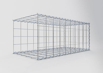 Gavión adicional tipo 2 100 cm x 40 cm x 50 cm (L x A x P), malla 10 cm x 10 cm, en espiral