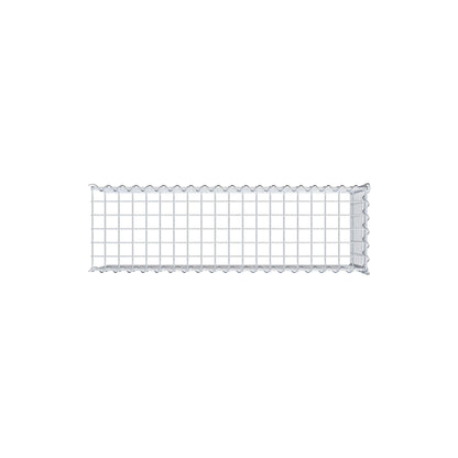 Gabion rapporté type 4 100 cm x 40 cm x 30 cm (L x H x P), mailles 5 cm x 5 cm, spirale