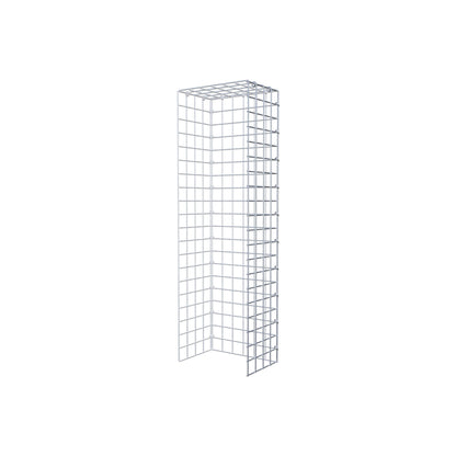 Gabião Tipo 4 100 cm x 20 cm x 30 cm (C x A x P), malhagem 5 cm x 5 cm, anel C