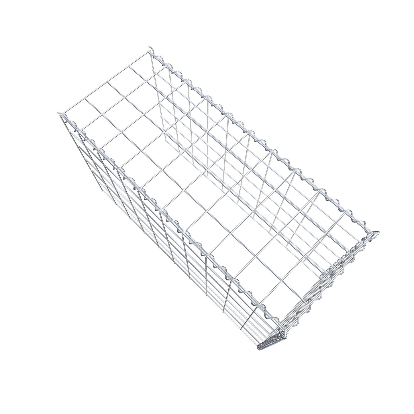 Gabião tipo 4 100 cm x 60 cm x 40 cm (C x A x P), malhagem 10 cm x 10 cm, espiral