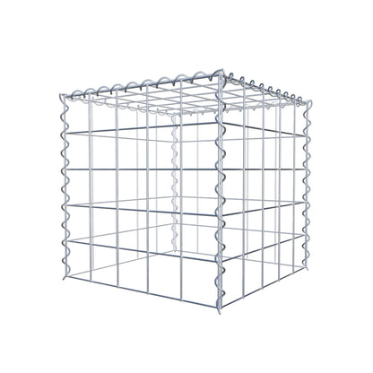 Anbaugabione Typ 3 50 cm x 50 cm x 50 cm (L x H x T), Maschenweite 10 cm x 10 cm, Spirale