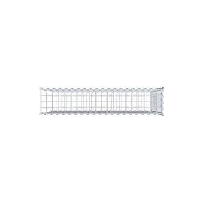 Opvokset gabion type 2 100 cm x 70 cm x 20 cm (L x H x D), maskestørrelse 5 cm x 5 cm, spiral