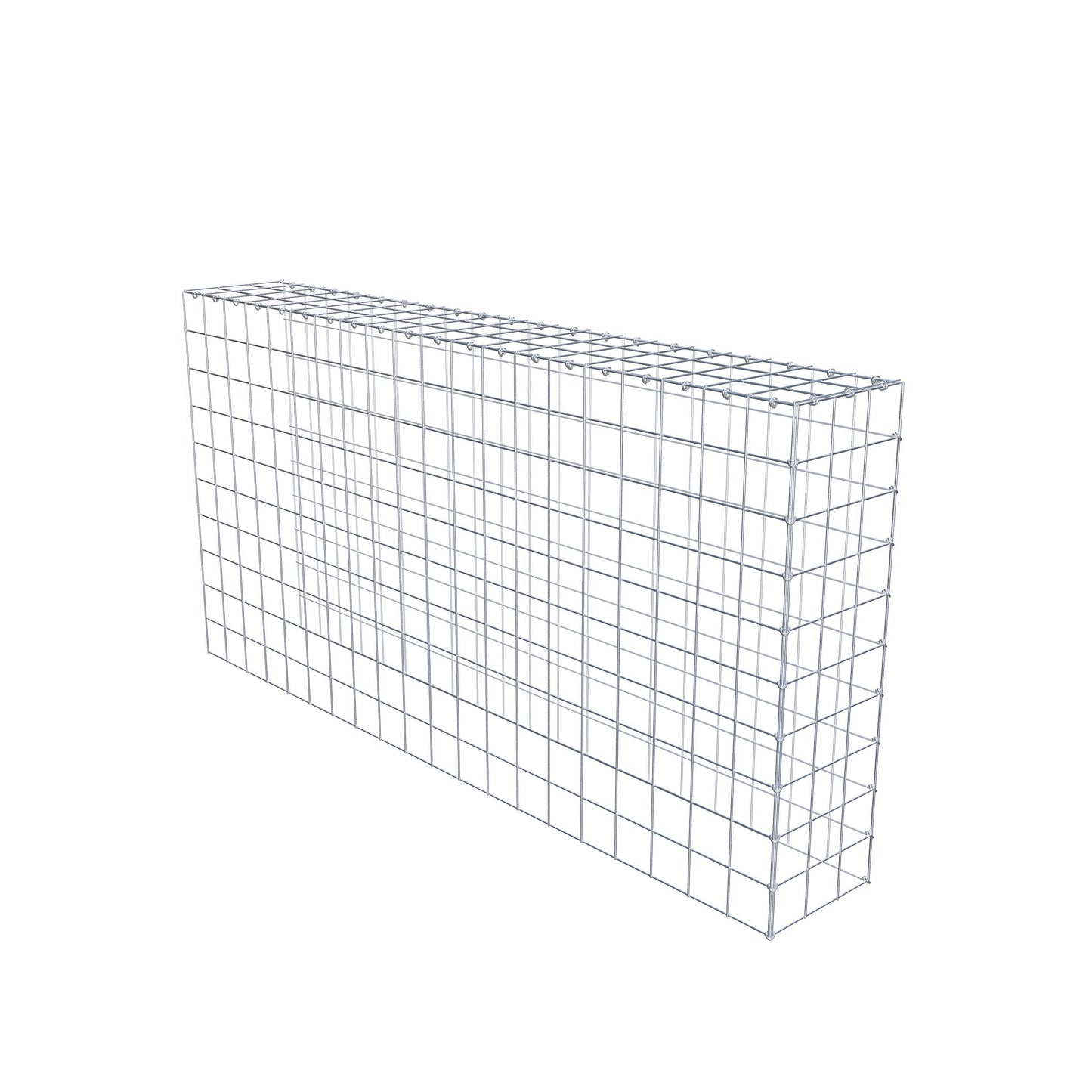 Gabião Tipo 4 200 cm x 100 cm x 30 cm (C x A x P), malhagem 10 cm x 10 cm, anel C