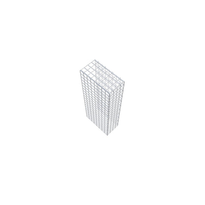 Fourche rapportée type 4 100 cm x 40 cm x 20 cm (L x H x P), mailles 5 cm x 5 cm, anneau C