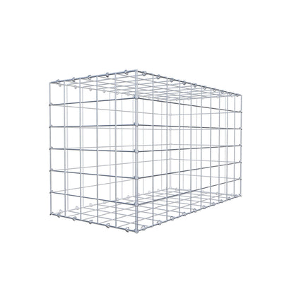 Gabião 100 cm x 60 cm x 50 cm (C x A x P), malhagem 10 cm x 10 cm, anel C