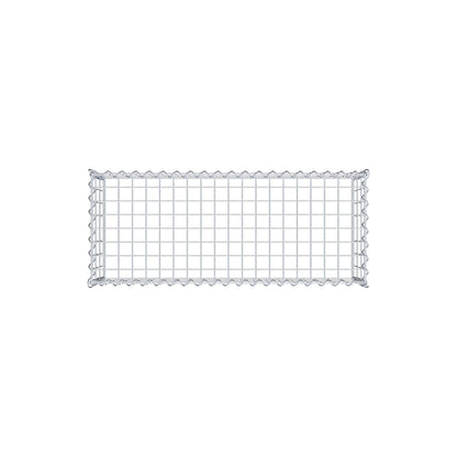 Gabião tipo 3 100 cm x 30 cm x 40 cm (C x A x P), malhagem 5 cm x 10 cm, espiral