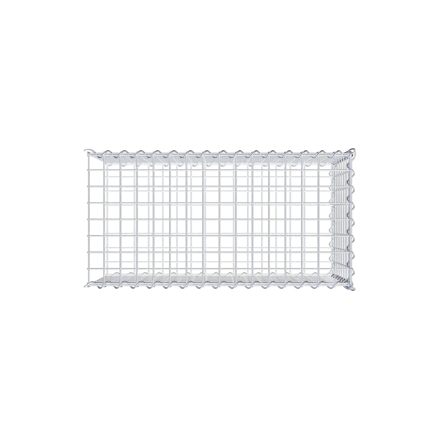 Gavión complementario tipo 2 80 cm x 40 cm x 40 cm (L x A x P), malla 5 cm x 5 cm, espiral