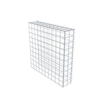 Gabião tipo 4 100 cm x 100 cm x 20 cm (C x A x P), malhagem 10 cm x 10 cm, espiral