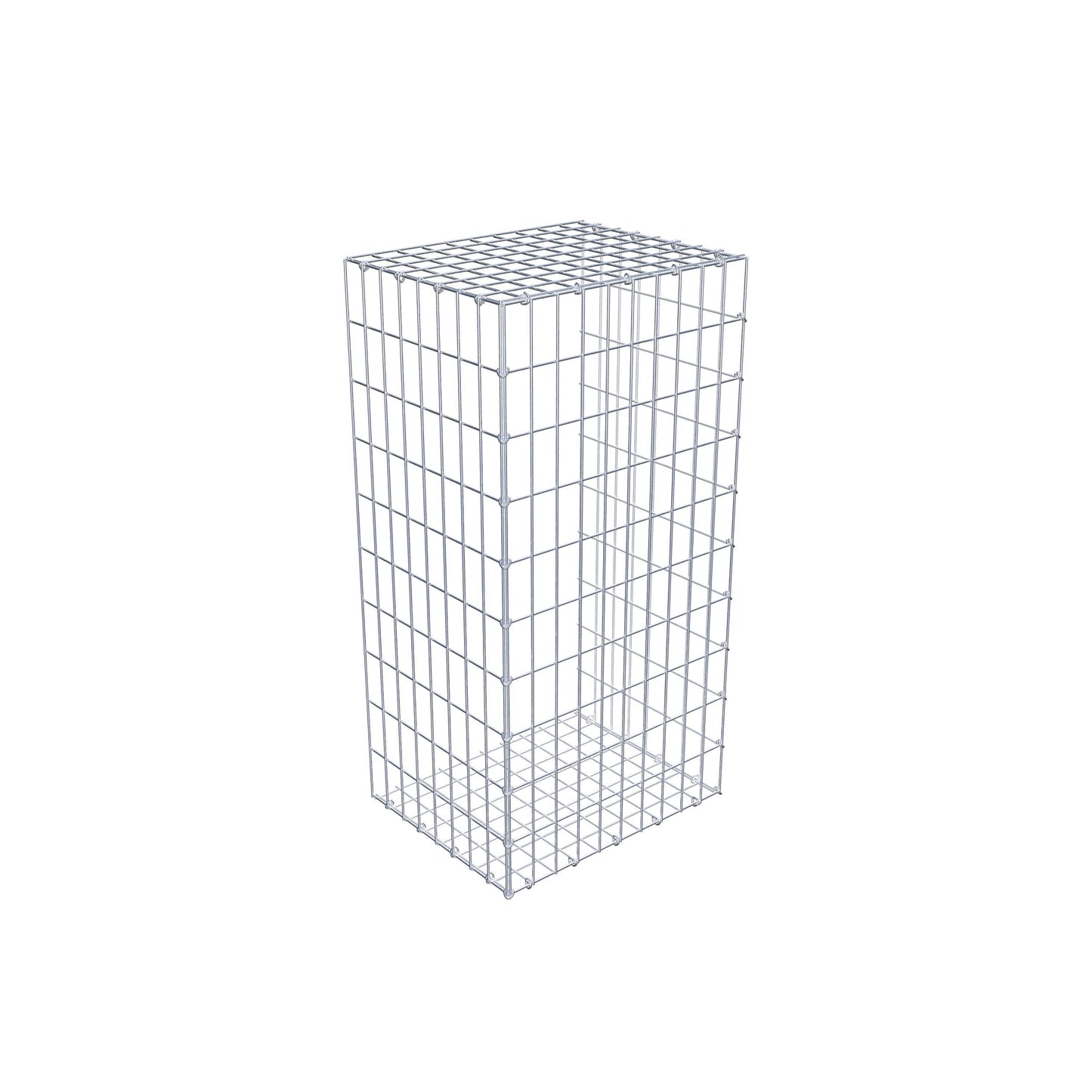 Gabião tipo 2 100 cm x 40 cm x 50 cm, malhagem 5 cm x 10 cm, anel C