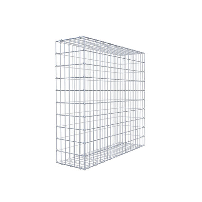 Gavión 100 cm x 100 cm x 30 cm (L x A x P), luz de malla 5 cm x 10 cm, anillo en C