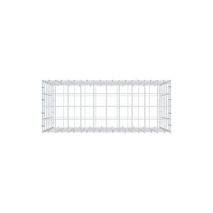 Gabion 100 cm x 60 cm x 40 cm (L x H x P), mailles 10 cm x 10 cm, anneau en C