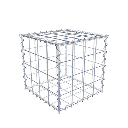 Gabião 40 cm x 40 cm x 40 cm (C x A x P), malhagem 10 cm x 10 cm, espiral
