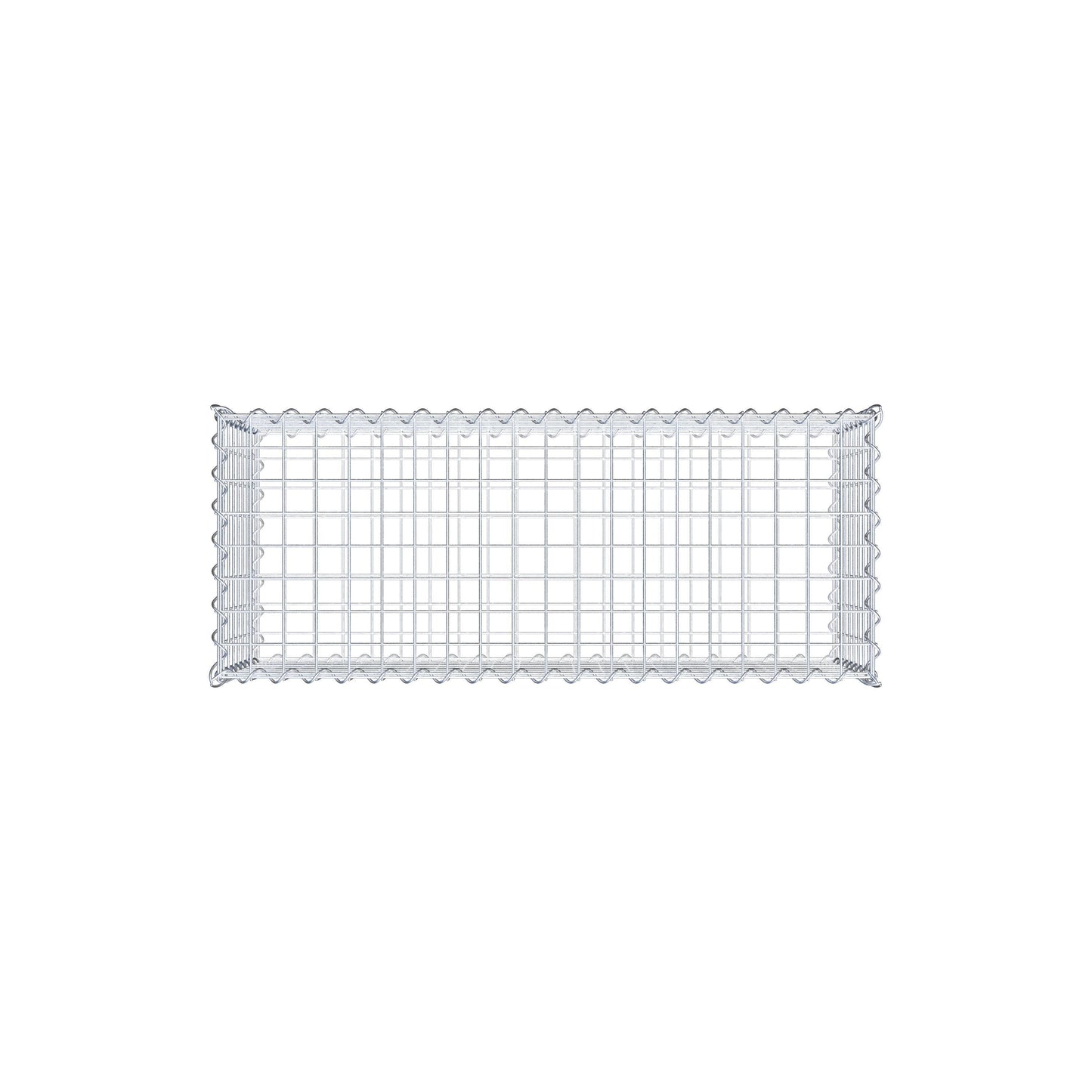 Gabion 100 cm x 40 cm x 40 cm (L x H x P), mailles 5 cm x 5 cm, spirale