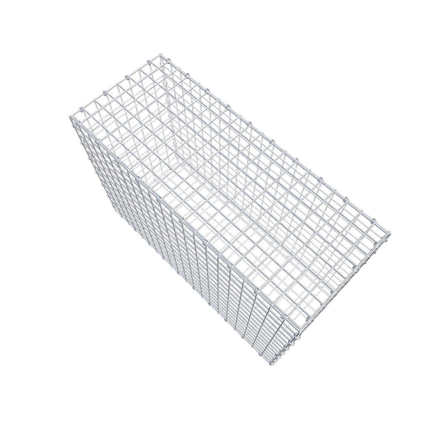 Gabione 100 cm x 70 cm x 40 cm (L x H x T), Maschenweite 5 x 5 cm, Spiralring