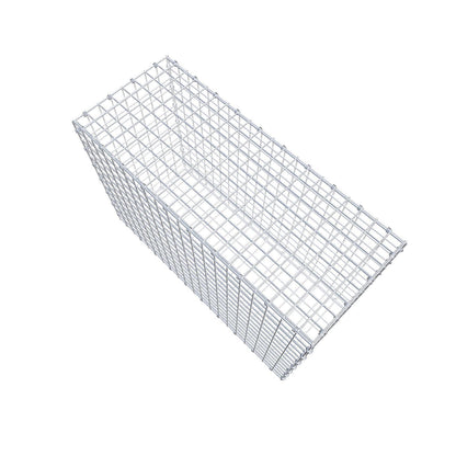 Gabione 100 cm x 70 cm x 40 cm (L x H x T), Maschenweite 5 x 5 cm, Spiralring