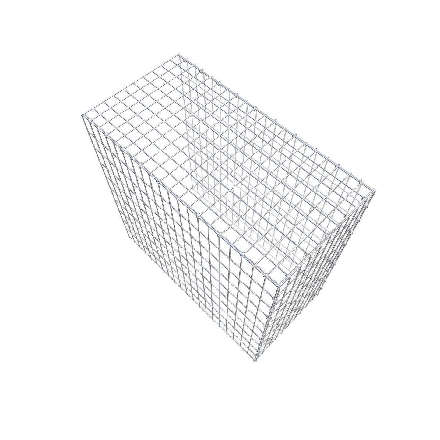 Gabião Tipo 4 100 cm x 100 cm x 50 cm (C x A x P), malhagem 5 cm x 10 cm, anel C