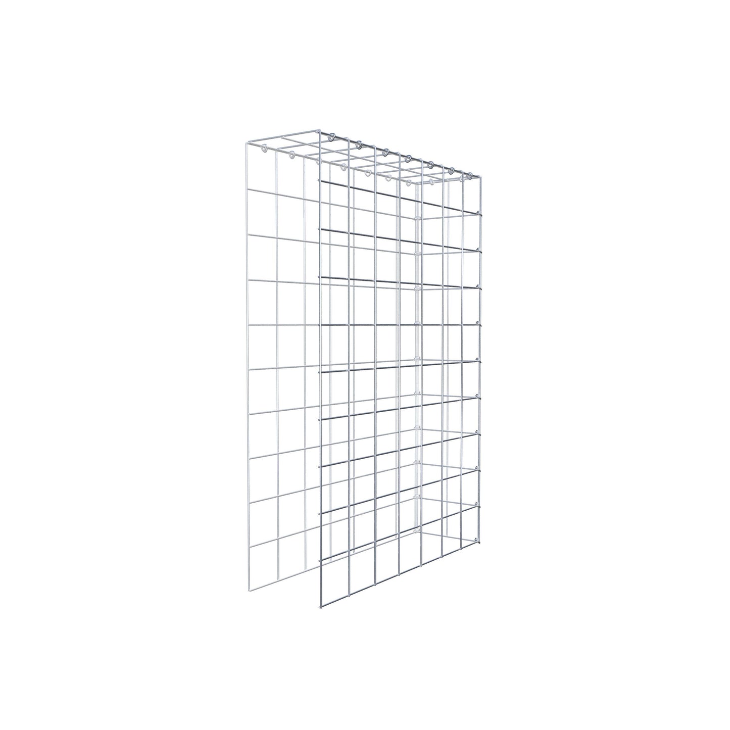 Gabião Tipo 4 100 cm x 70 cm x 20 cm (C x A x P), malhagem 10 cm x 10 cm, anel C