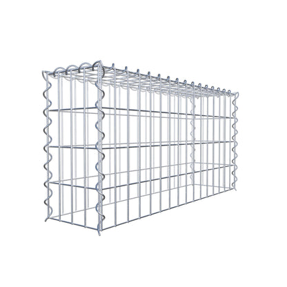 Gabião Tipo 3 80 cm x 40 cm x 20 cm (C x A x P), malhagem 5 cm x 10 cm, espiral