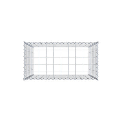 Gavión complementario tipo 3 100 cm x 100 cm x 50 cm (L x A x P), malla 10 cm x 10 cm, espiral