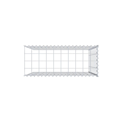 Gabião tipo 4 100 cm x 100 cm x 40 cm (C x A x P), malhagem 10 cm x 10 cm, espiral