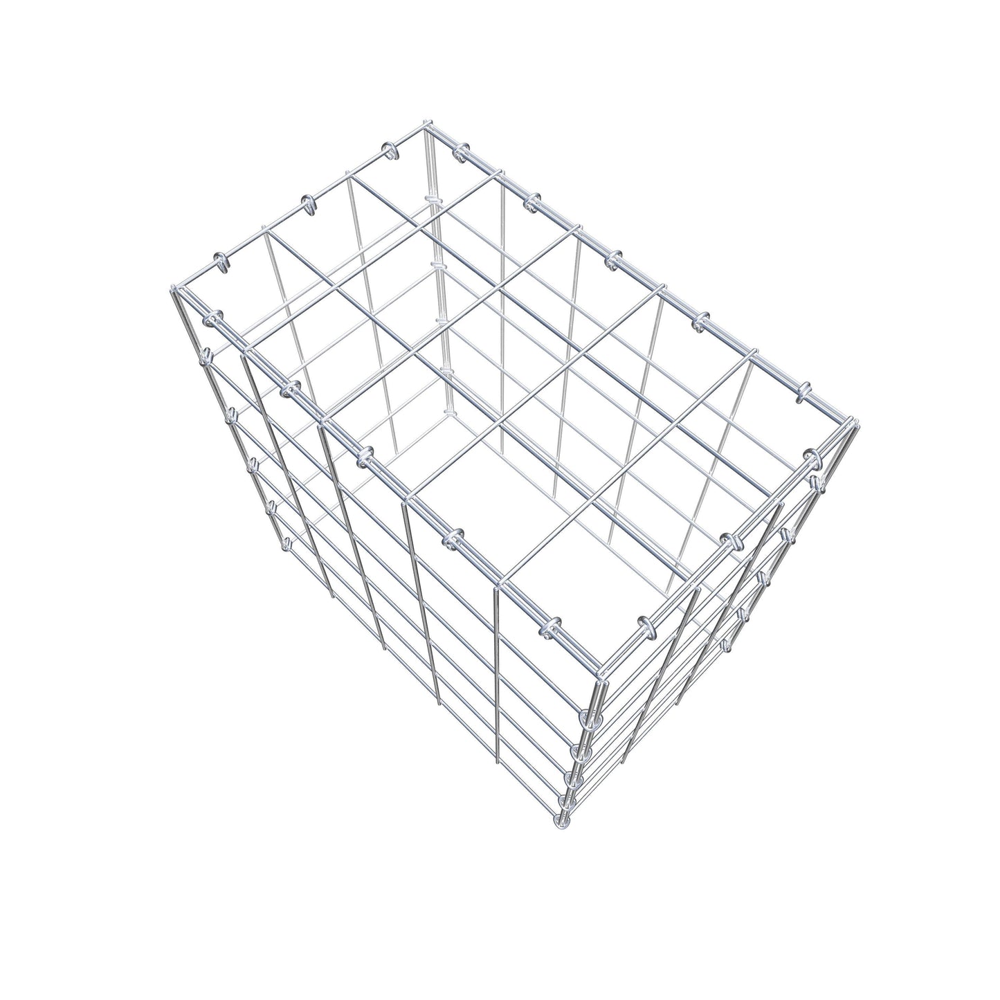 Fourche rapportée type 3 50 cm x 50 cm x 30 cm (L x H x P), mailles 10 cm x 10 cm, anneau C