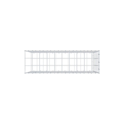 Anbaugabione Typ 2 100 cm x 60 cm x 30 cm (L x H x T), Maschenweite 10 cm x 10 cm, C-Ring
