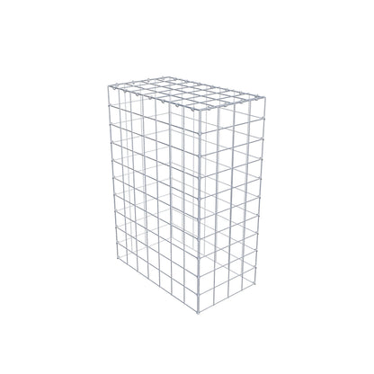 Monteret gabion type 3 100 cm x 70 cm x 40 cm (L x H x D), maskestørrelse 10 cm x 10 cm, C-ring