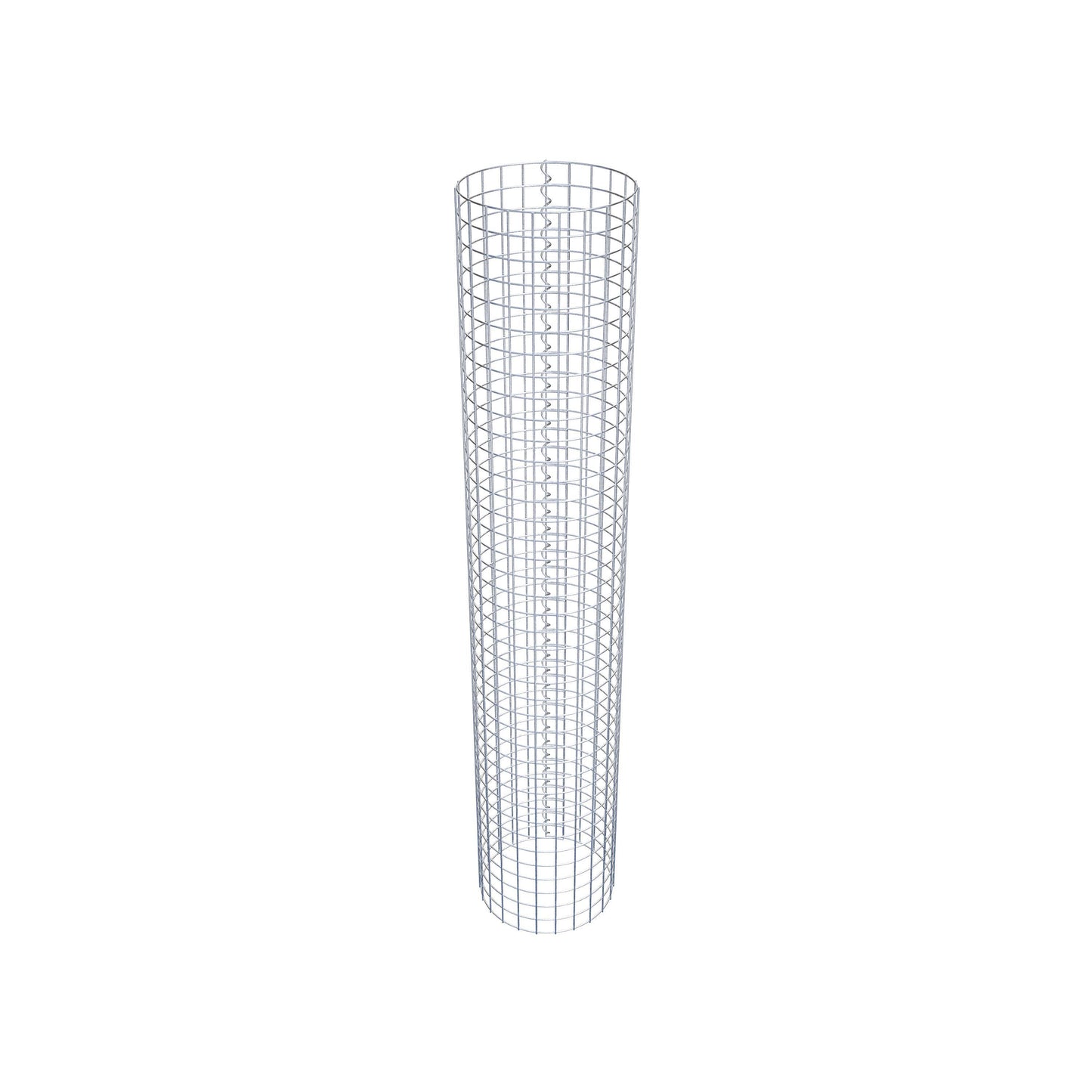 Gabionensäule rund 37 cm Durchmesser, 200 cm Höhe, Maschenweite 5 cm x 5 cm