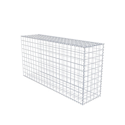 Anbaugabione Typ 2 200 cm x 100 cm x 50 cm (L x H x T), Maschenweite 10 cm x 10 cm, Spirale